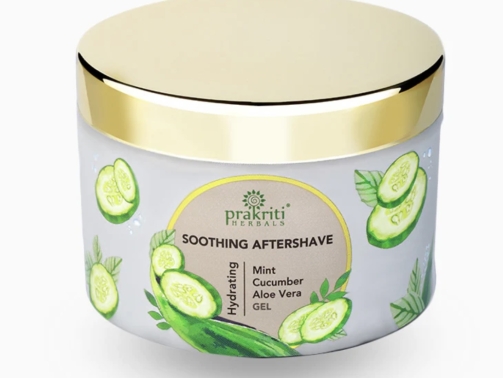 Soothing Aftershave Mint Cucumber Aloevera Gel