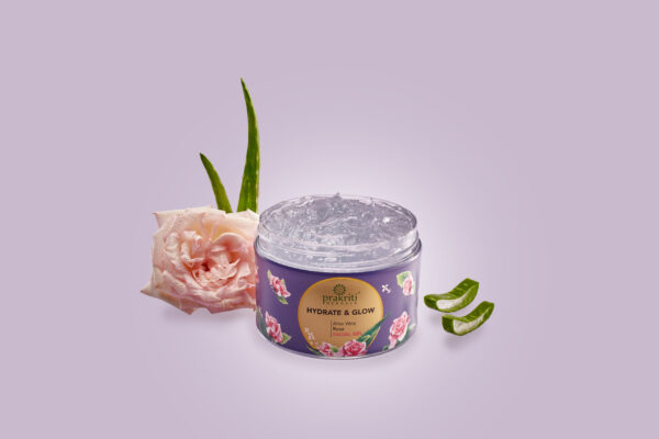 Hydrate & Glow Aloevera Rose Facial Gel